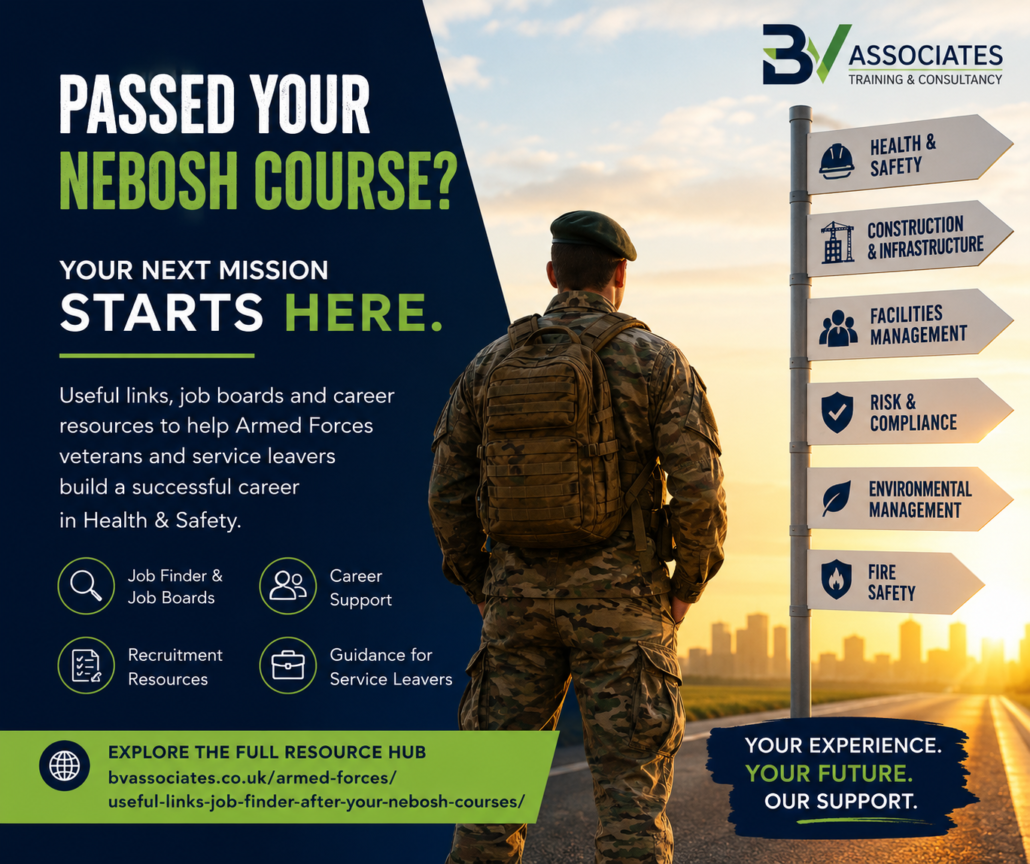 NEBOSH Courses UK for Service Leavers using ELCAS